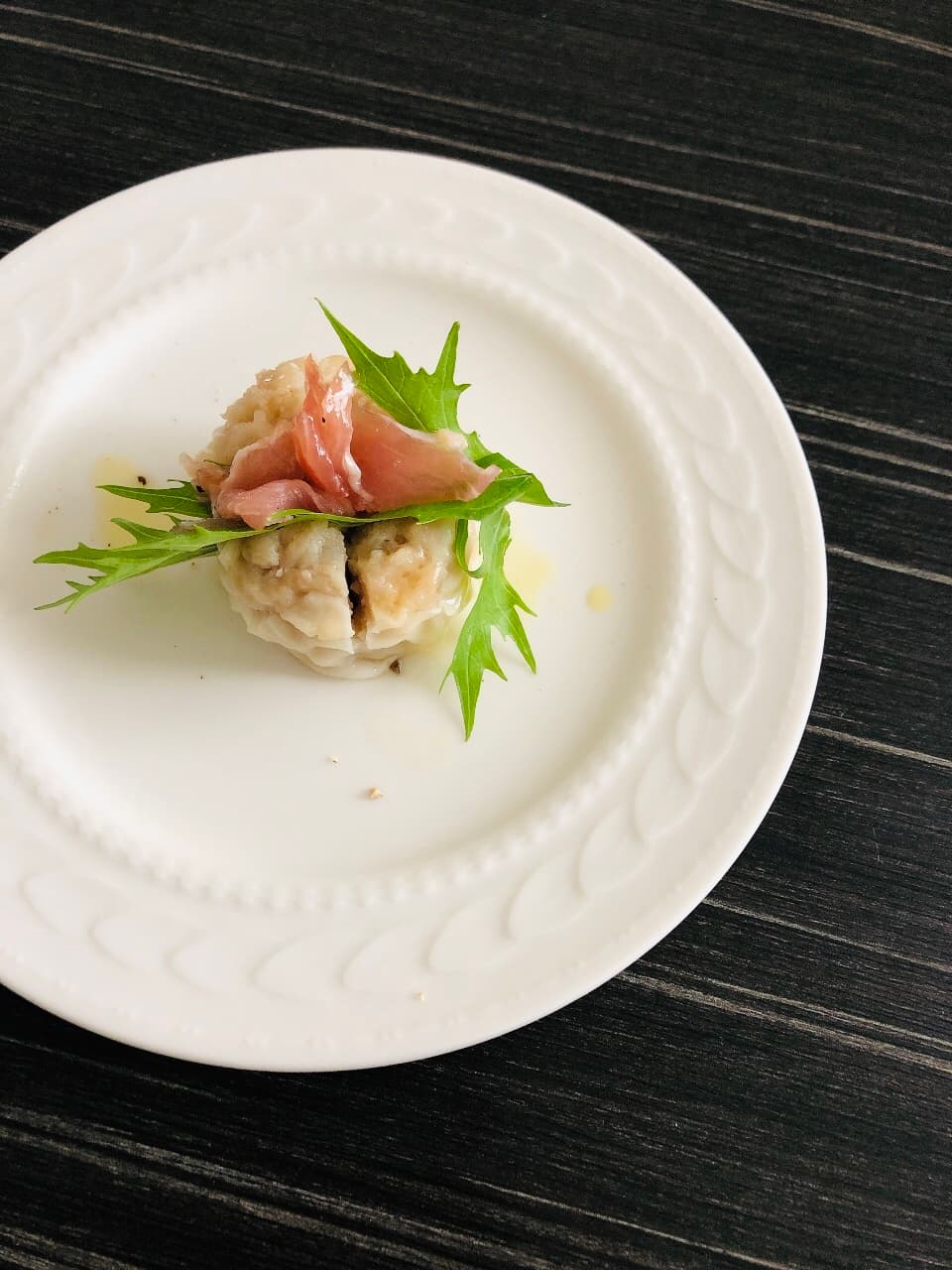 おもてなしの一品に☆四川焼売の生ハム挟みの完成写真