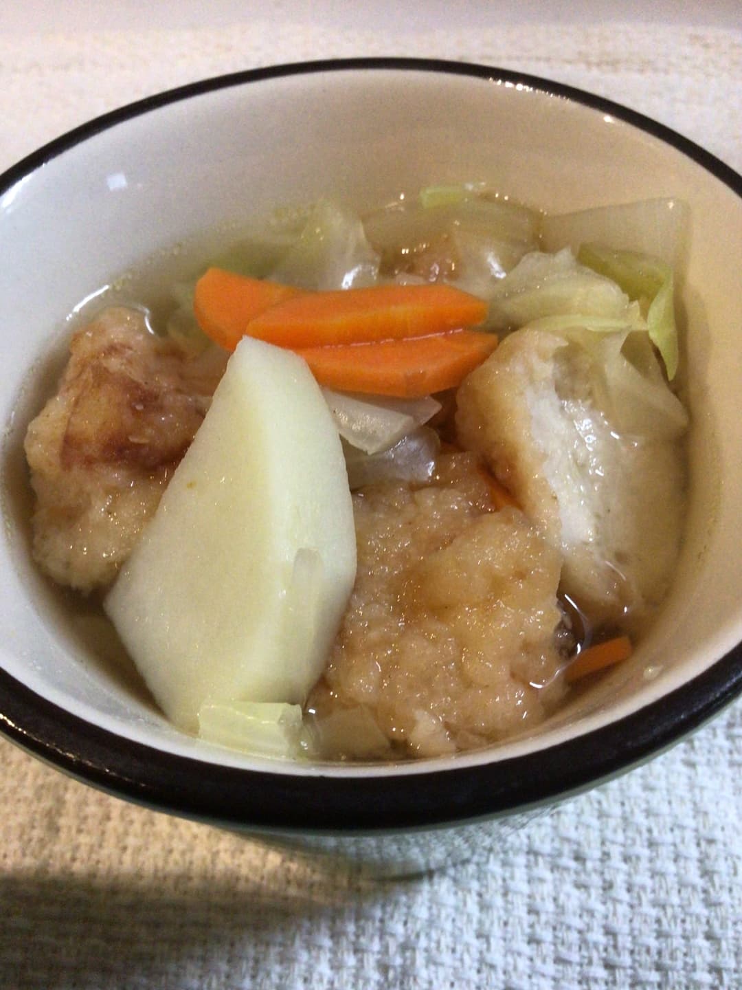むねから入りコンソメスープの完成写真
