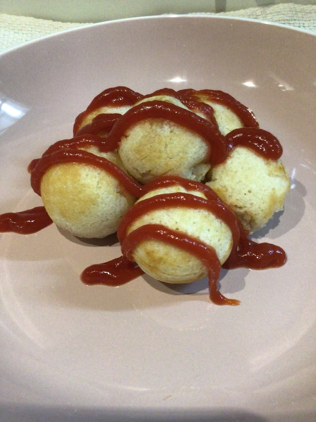 コロコロホットケーキのむねから入りの完成写真