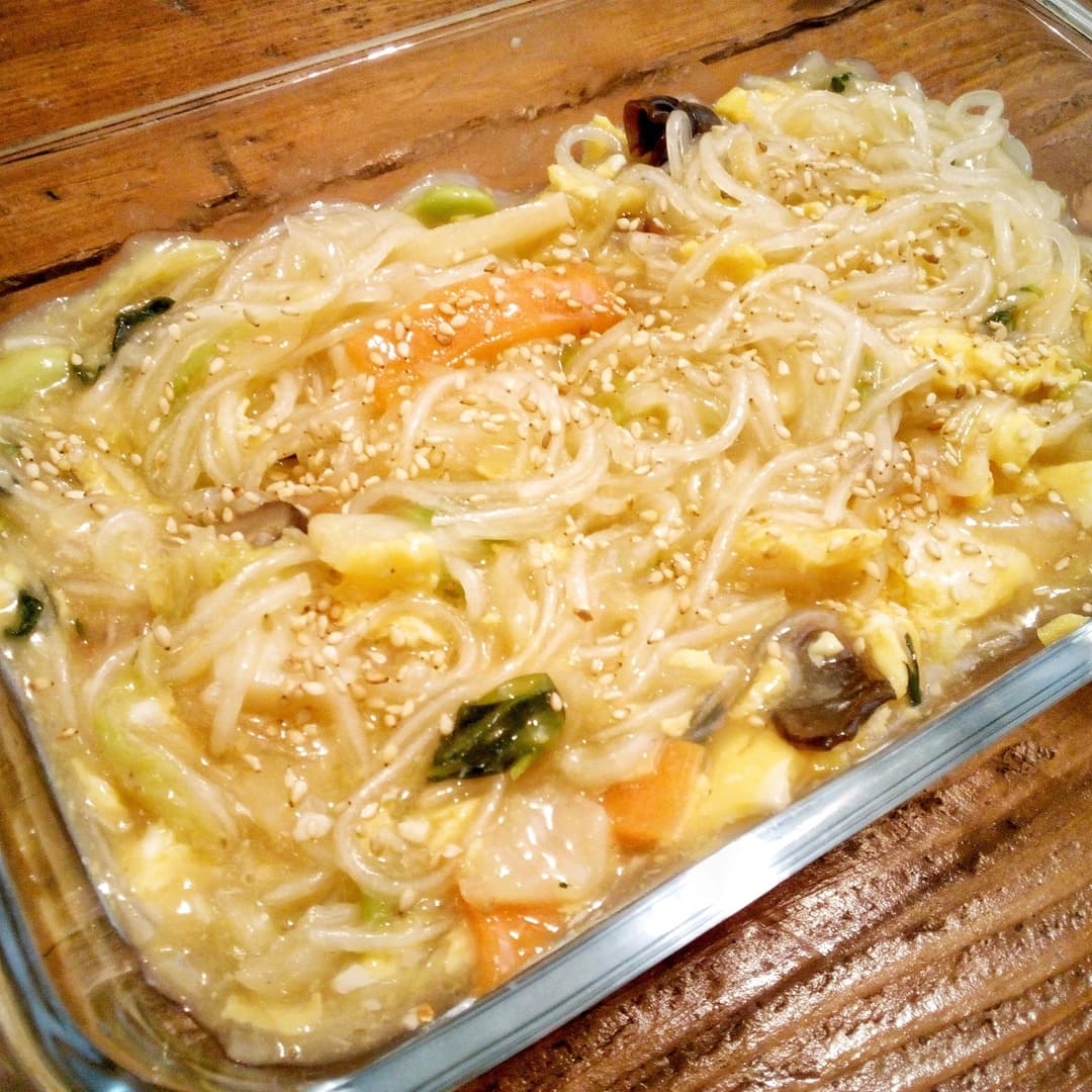 中華丼のもとで 春雨サラダの完成写真
