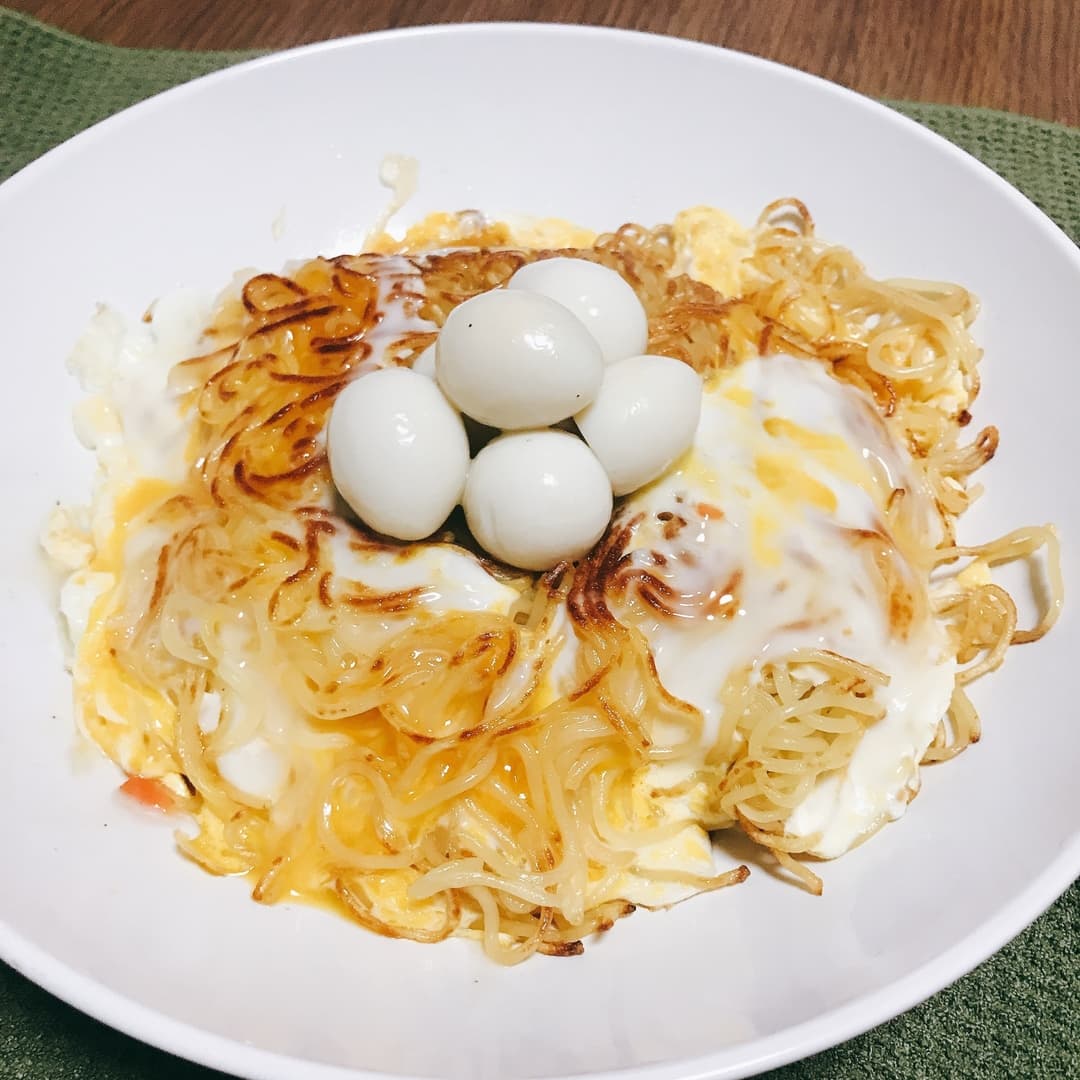 巣ごもり♫焼きそばの完成写真
