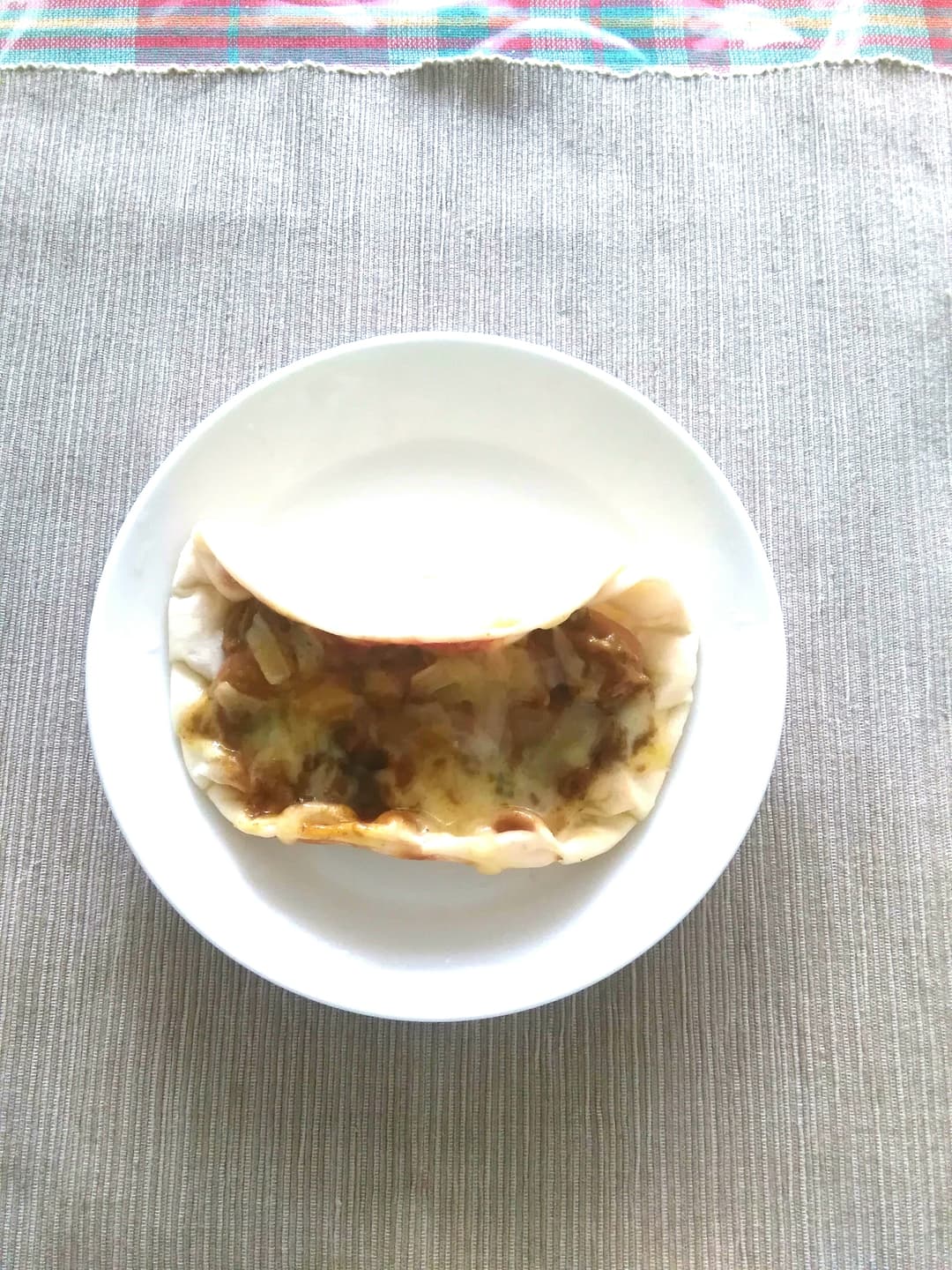 シャウエッセンのカレーチーズがけの完成写真
