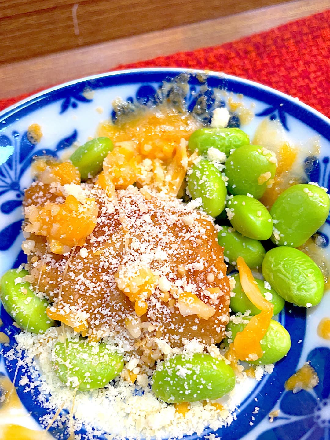 さば竜田の枝豆チーズ焼きの完成写真