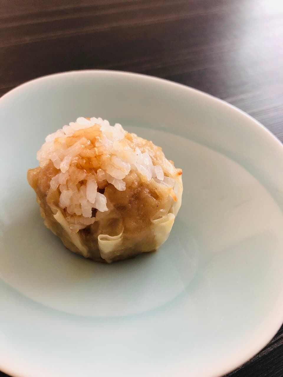 四川焼売のこんがり焼きおにぎり風の完成写真