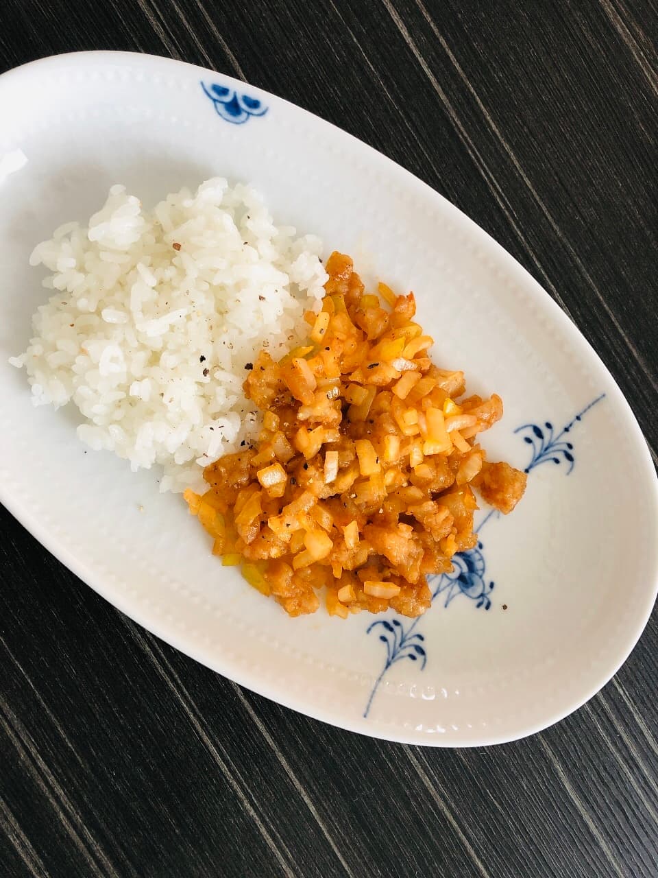 四川焼売のキーマカレーの完成写真