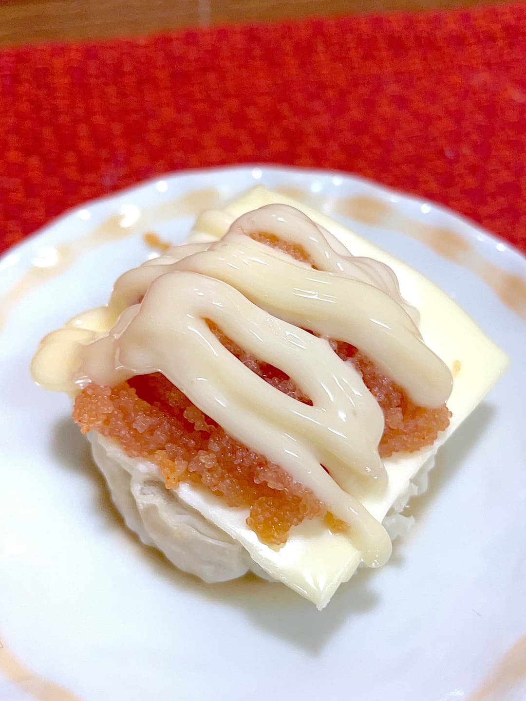 明太チーズの四川焼売の完成写真
