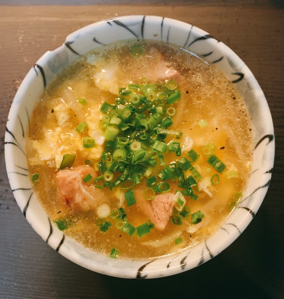焼き鳥たまごスープの完成写真