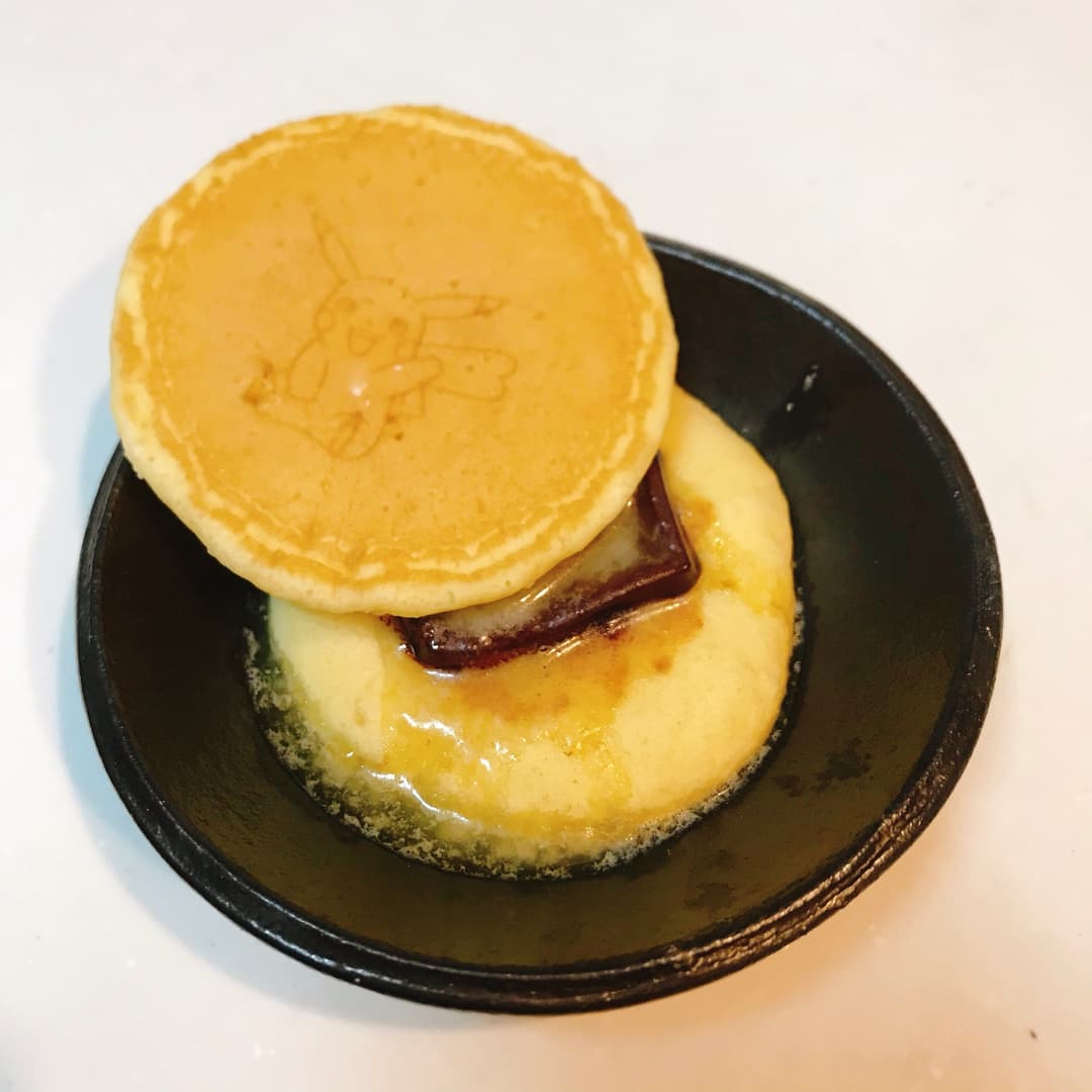 ポケモンホットケーキチョコバターサンドの完成写真