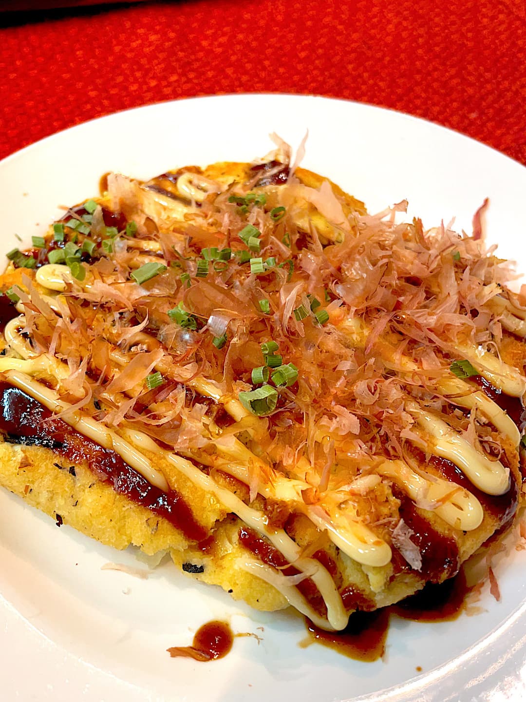 おからひじきのお好み焼きの完成写真