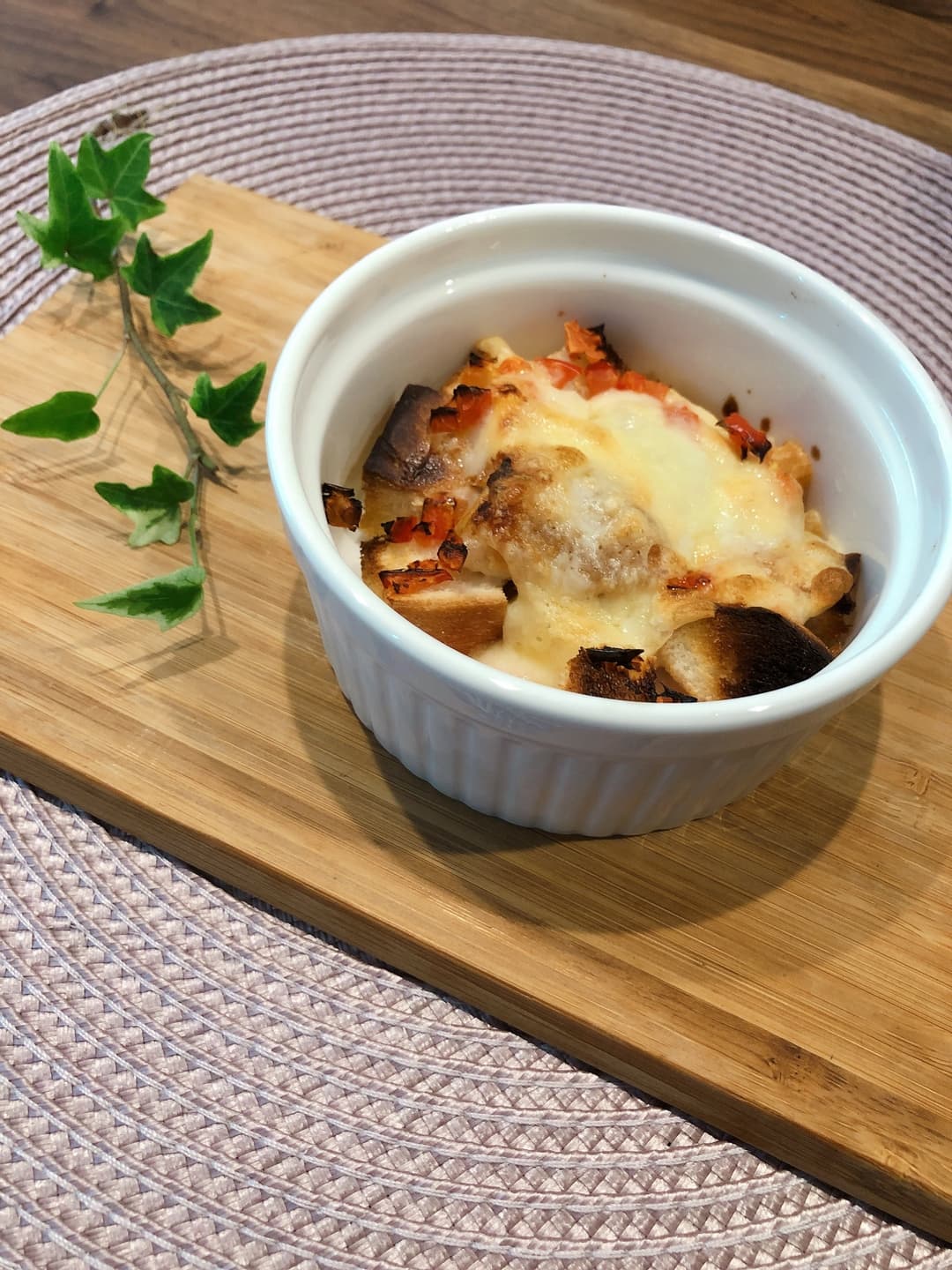 白身魚フライのトマトチーズ焼きの完成写真