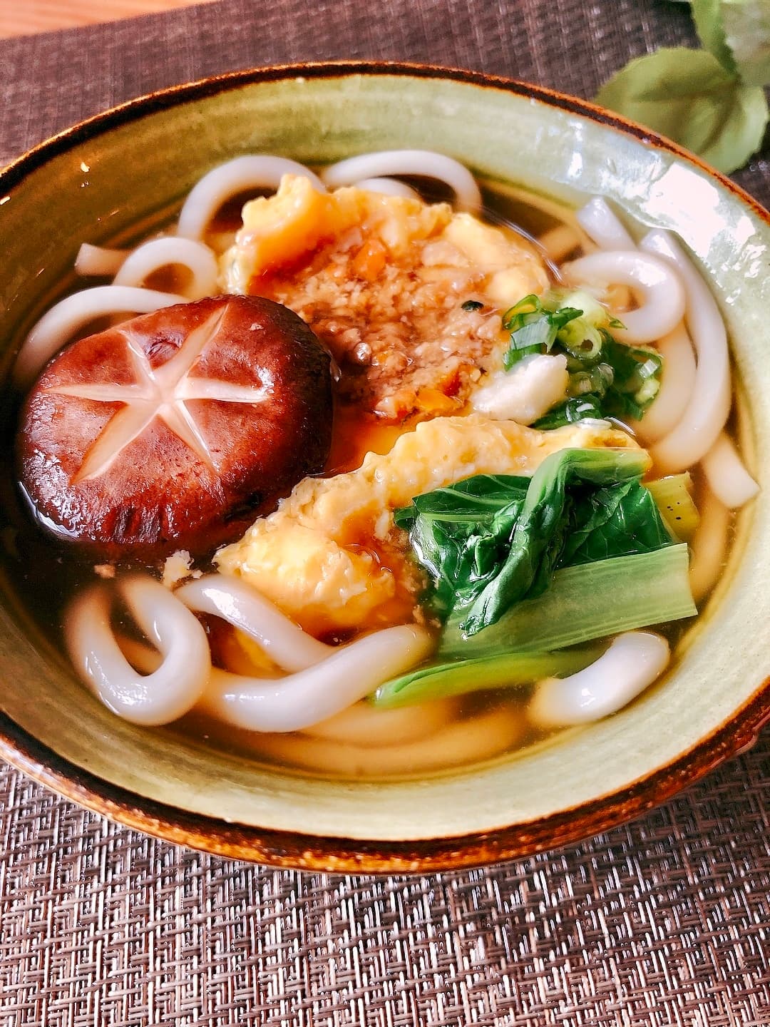 和風オムレツのあんかけうどんの完成写真