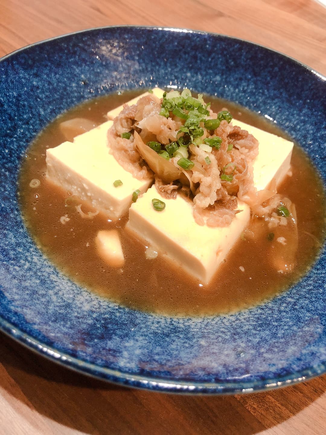 牛めしの具で肉豆腐の完成写真