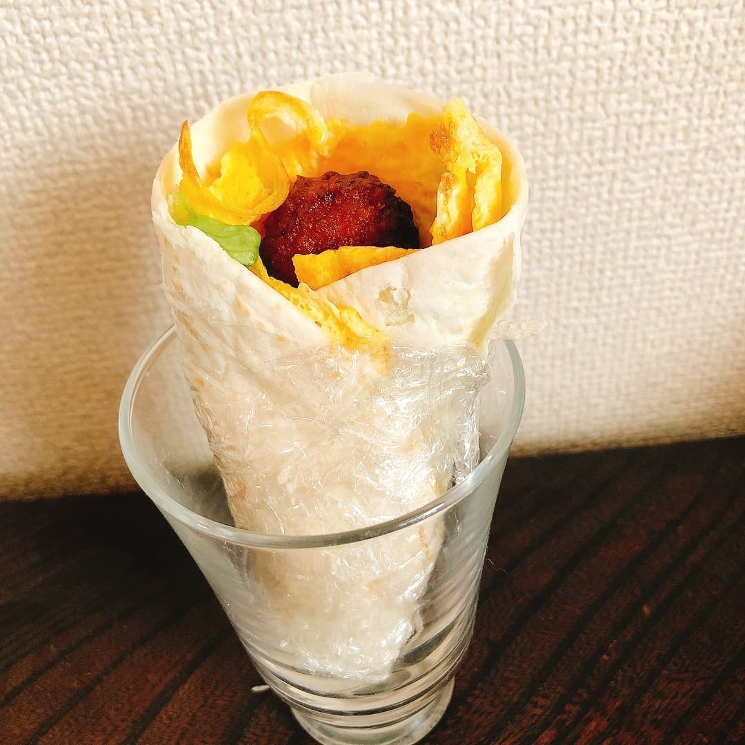 串カツトルティーヤの完成写真