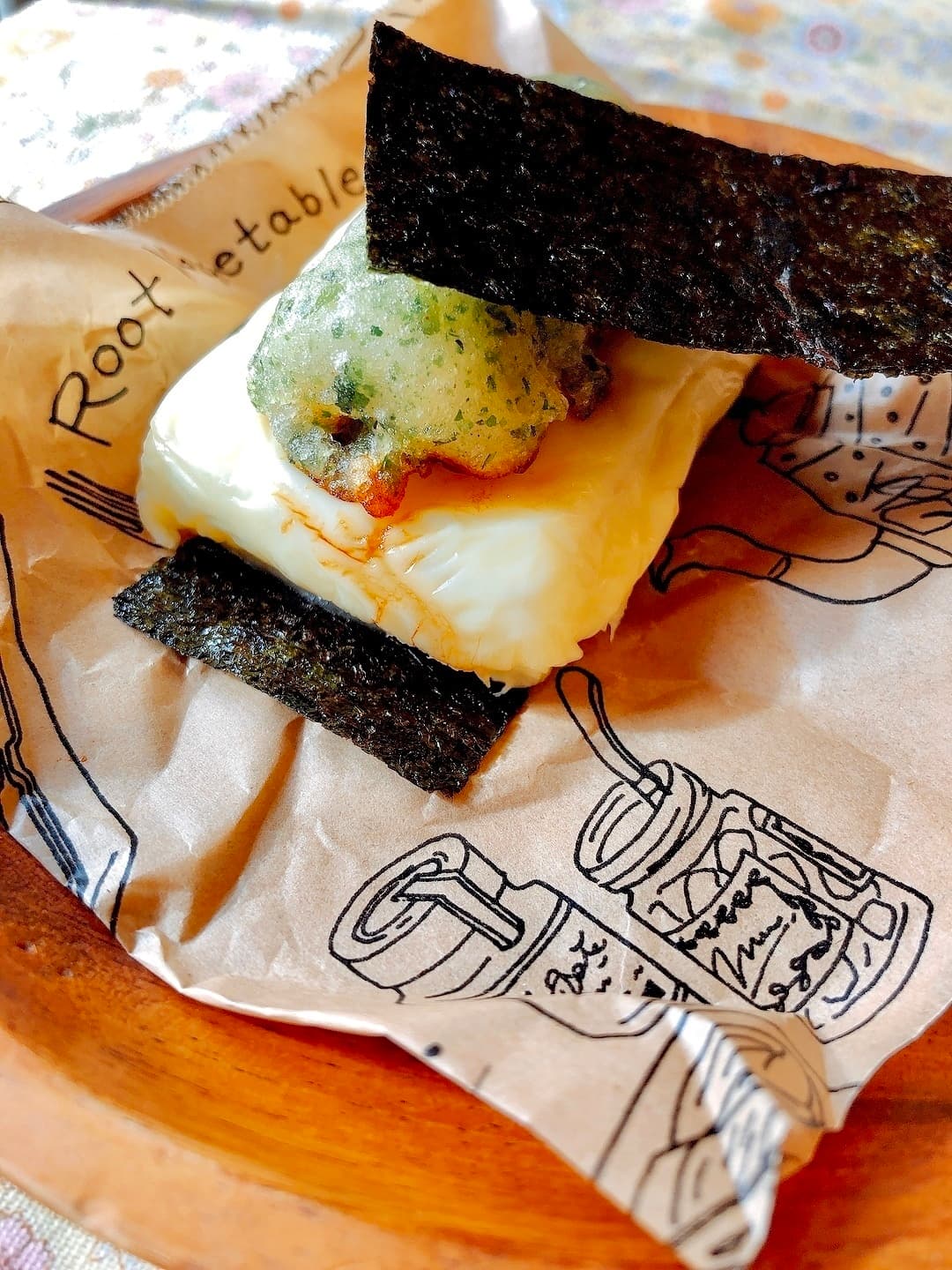 チーズ餅とちくわの磯部巻きの完成写真