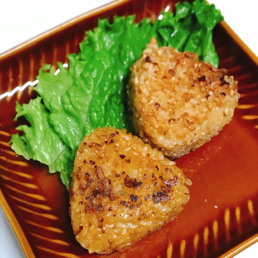 バター香る牛めし焼おにぎりの完成写真