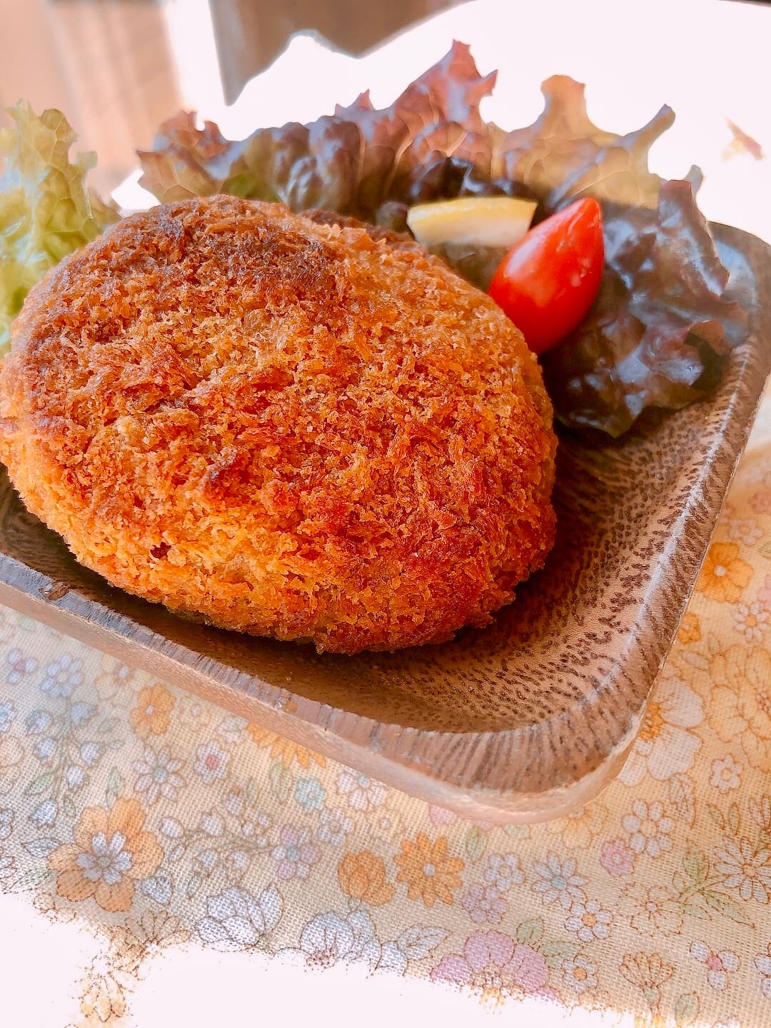 揚げないメンチカツの完成写真