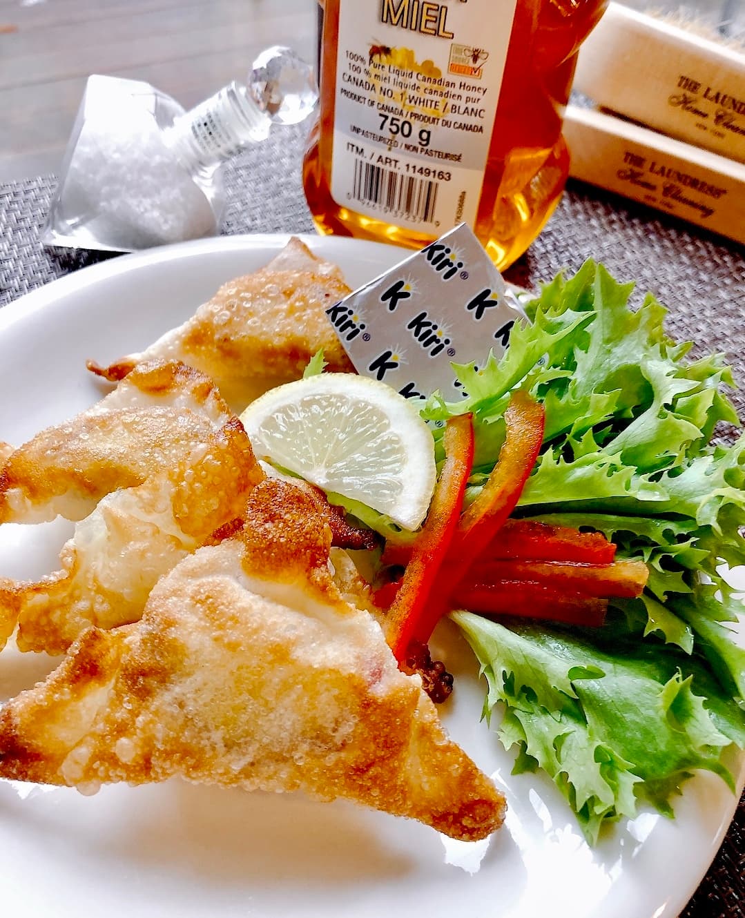 おさつちゃんとチーズの包み揚げの完成写真