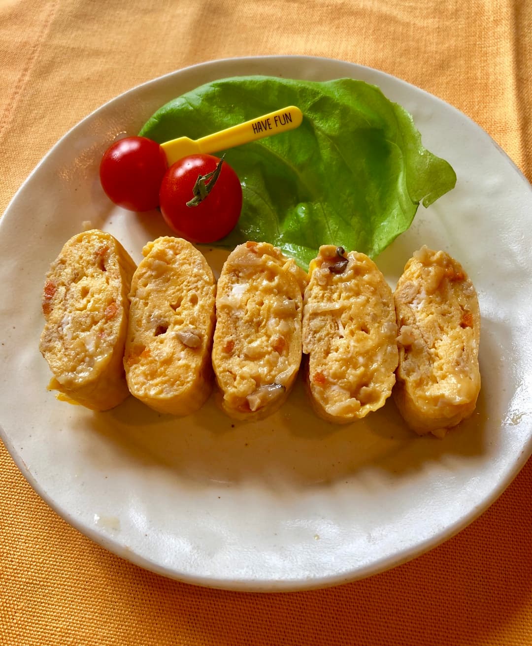 切干大根入り玉子焼きの完成写真