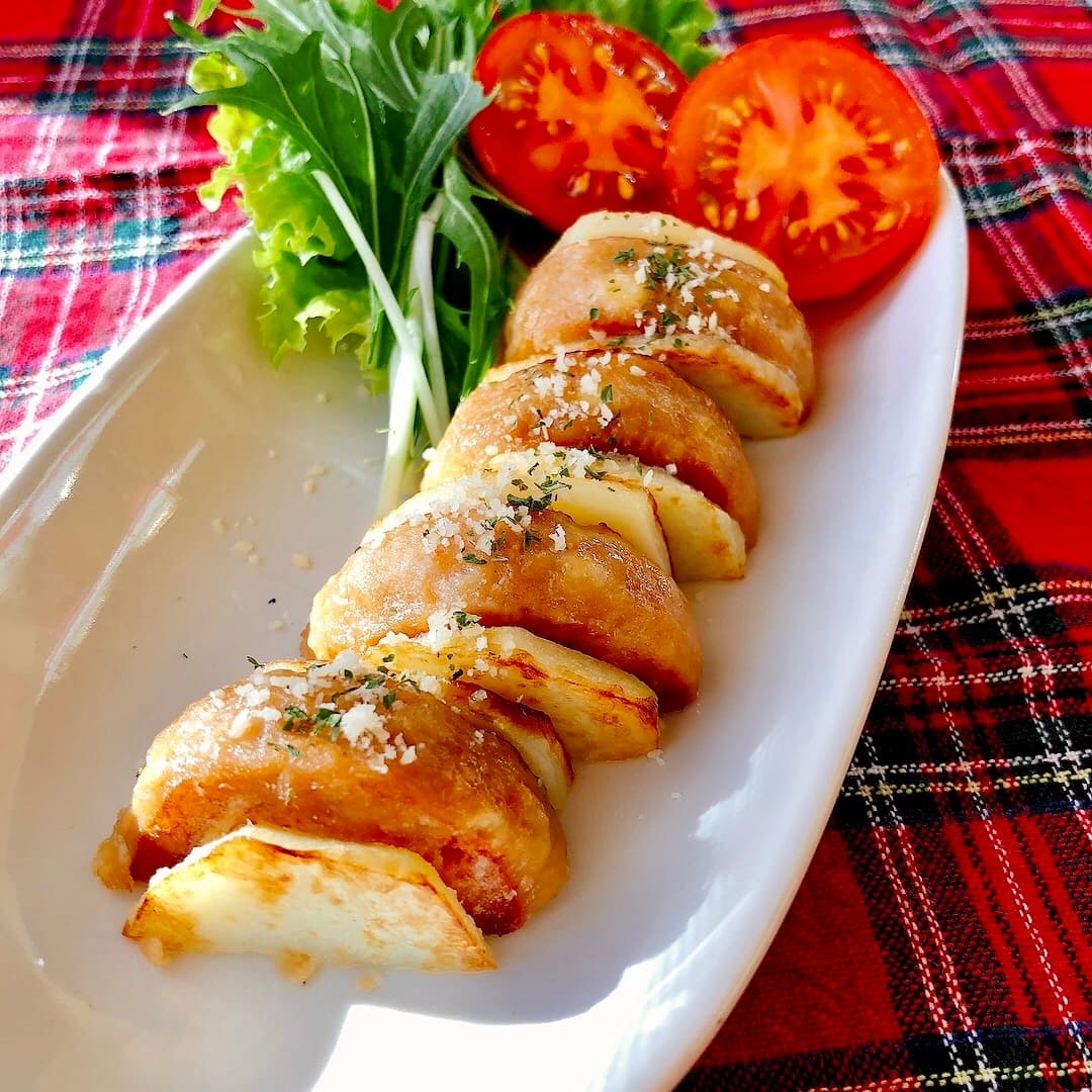 てりマヨチキンとポテトのベークドサンドの完成写真