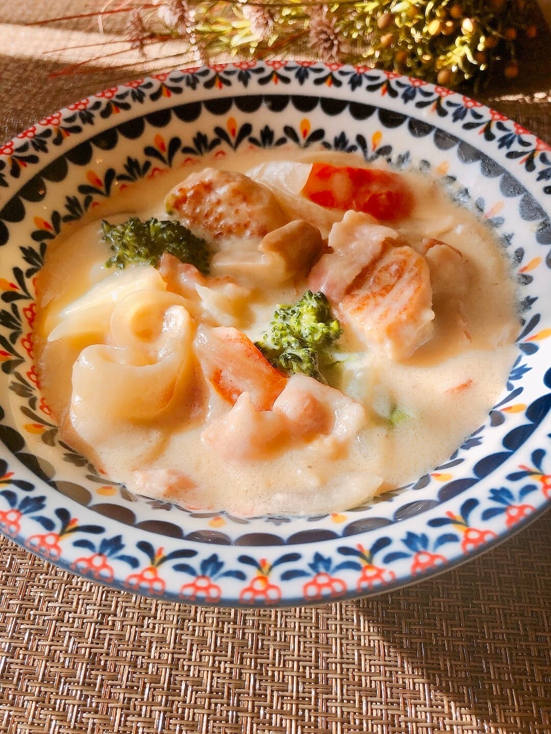 てりマヨチキンのクリームシチューの完成写真