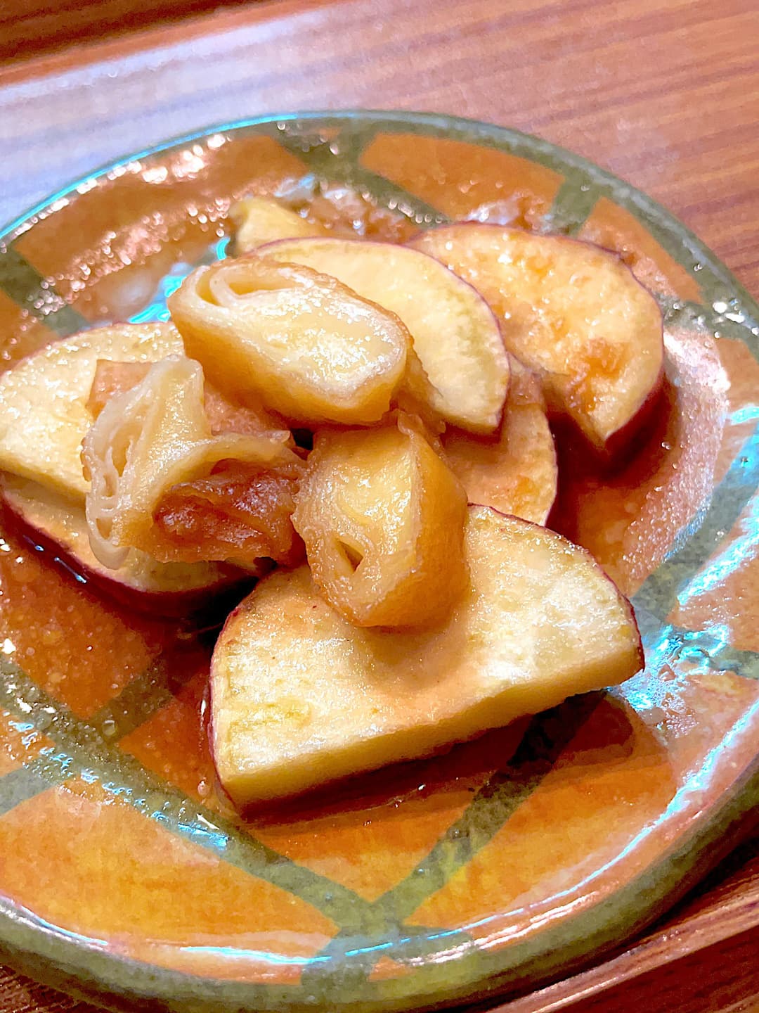 チーズ揚げのさつまいも炒めの完成写真