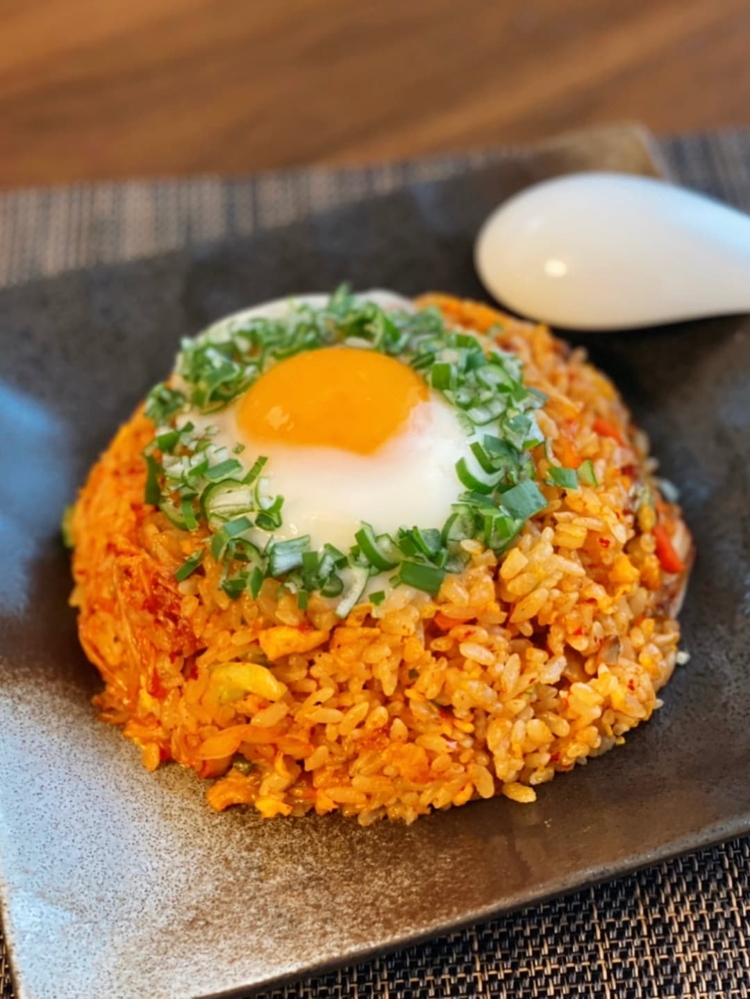 とろ〜り卵のキムチ炒飯の完成写真