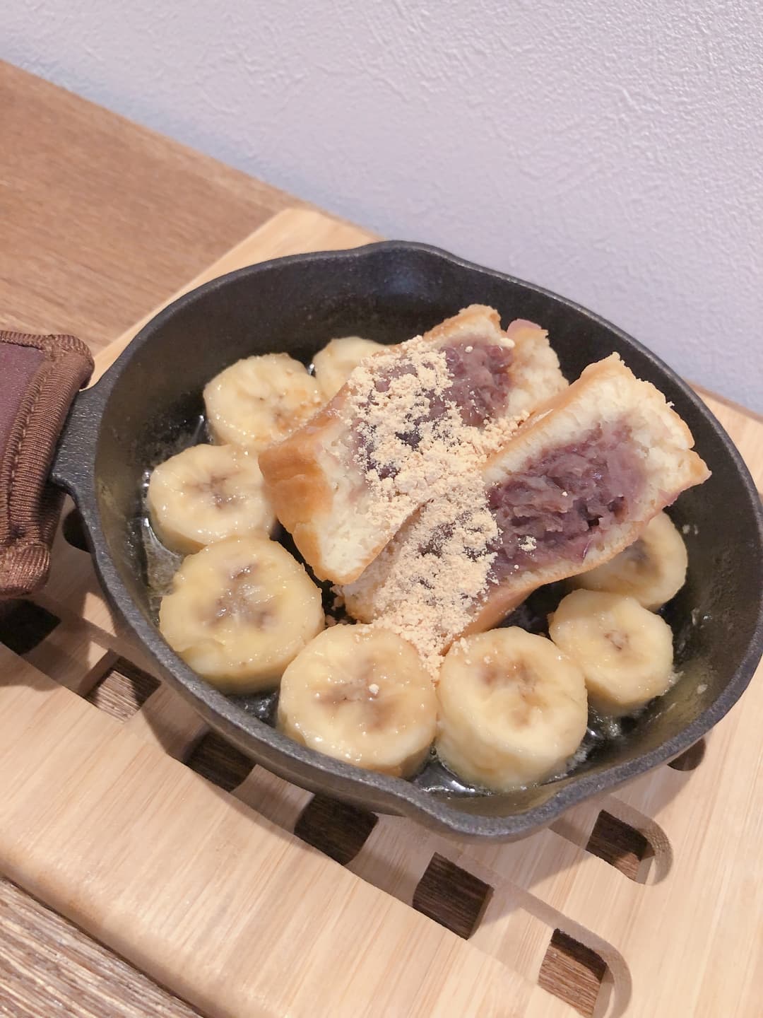 キャラメルバナナ今川焼の完成写真