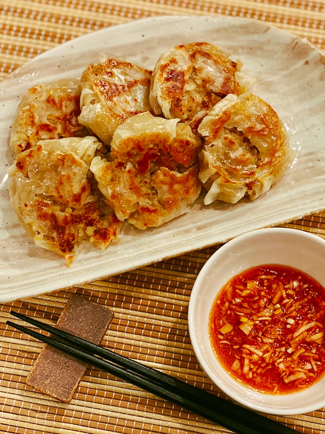焼売のペッタン焼きの完成写真