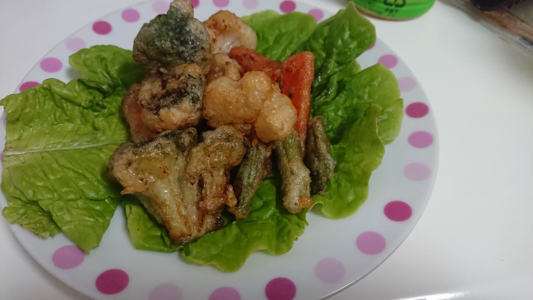 洋風野菜の唐揚げの完成写真