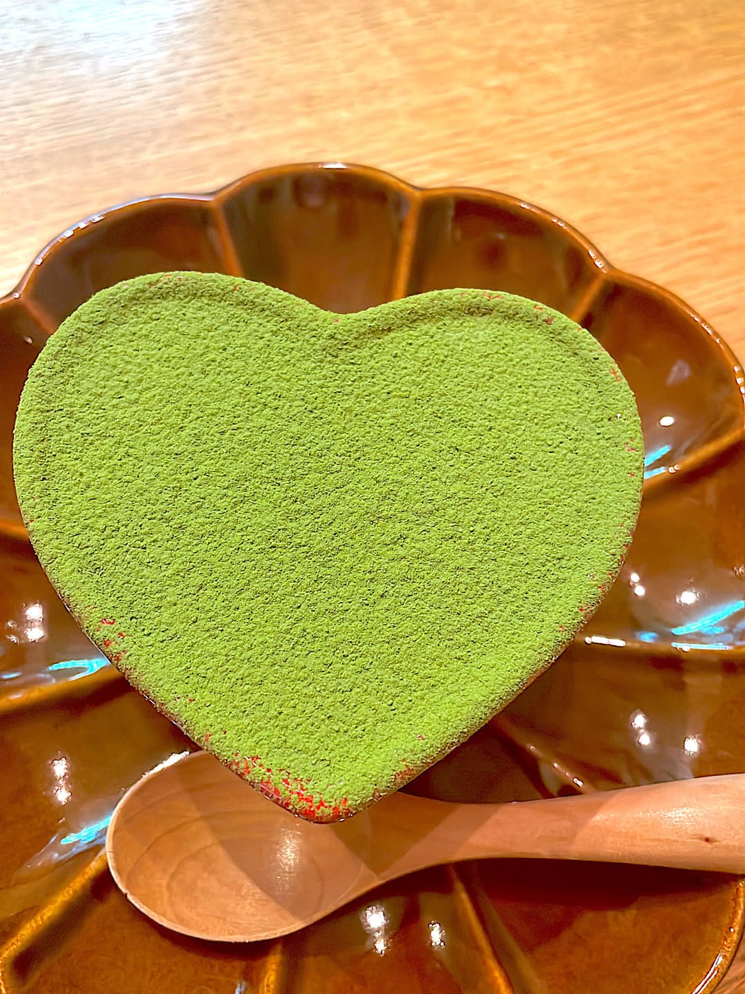 ホワイトチョコの和風ティラミスの完成写真
