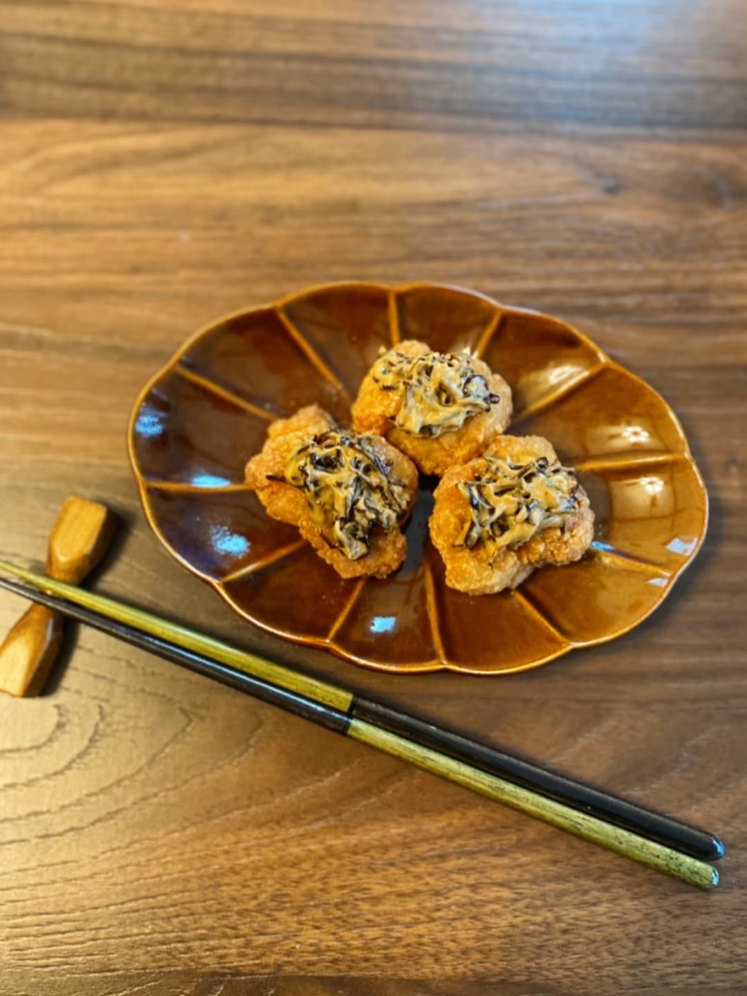 昆布マヨ唐揚げの完成写真