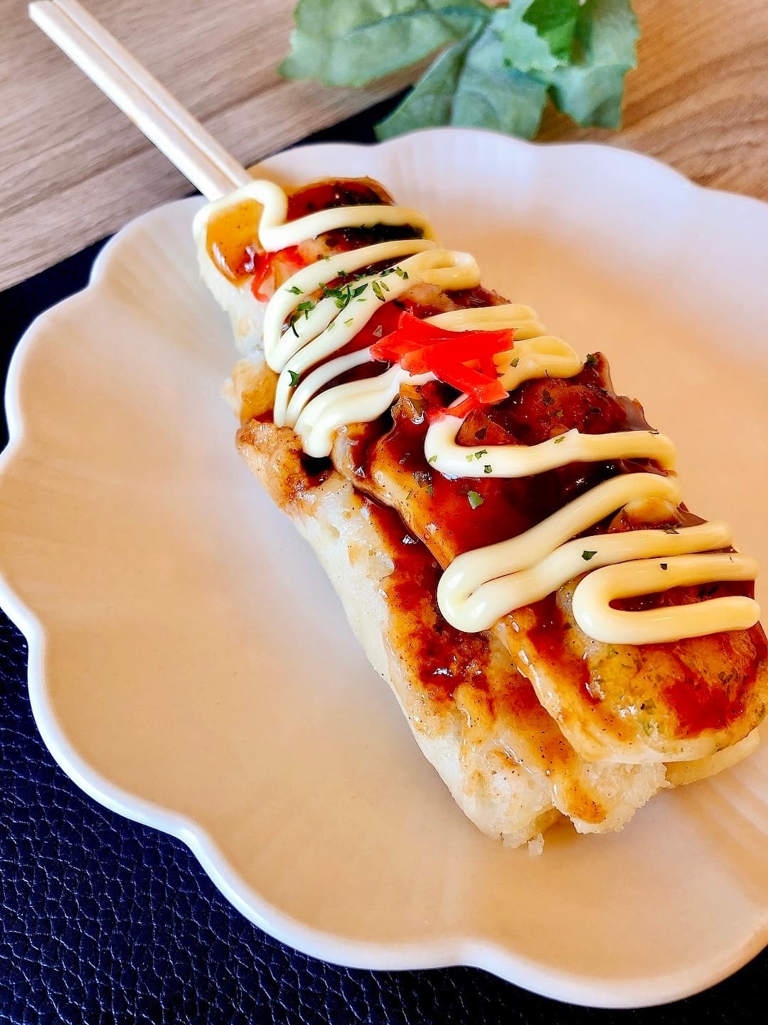 えびシューマイのどんどん焼きの完成写真