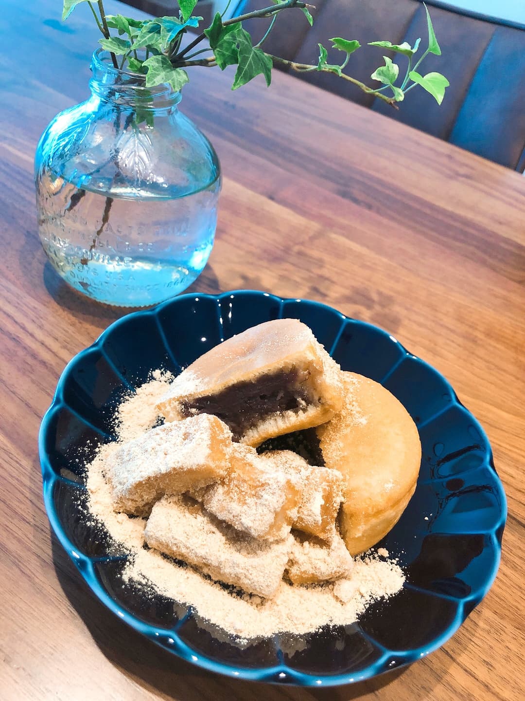 あずきあん今川焼ときな粉餅の完成写真