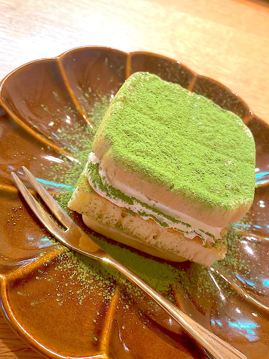 ホットケーキの和風もなかサンドの完成写真