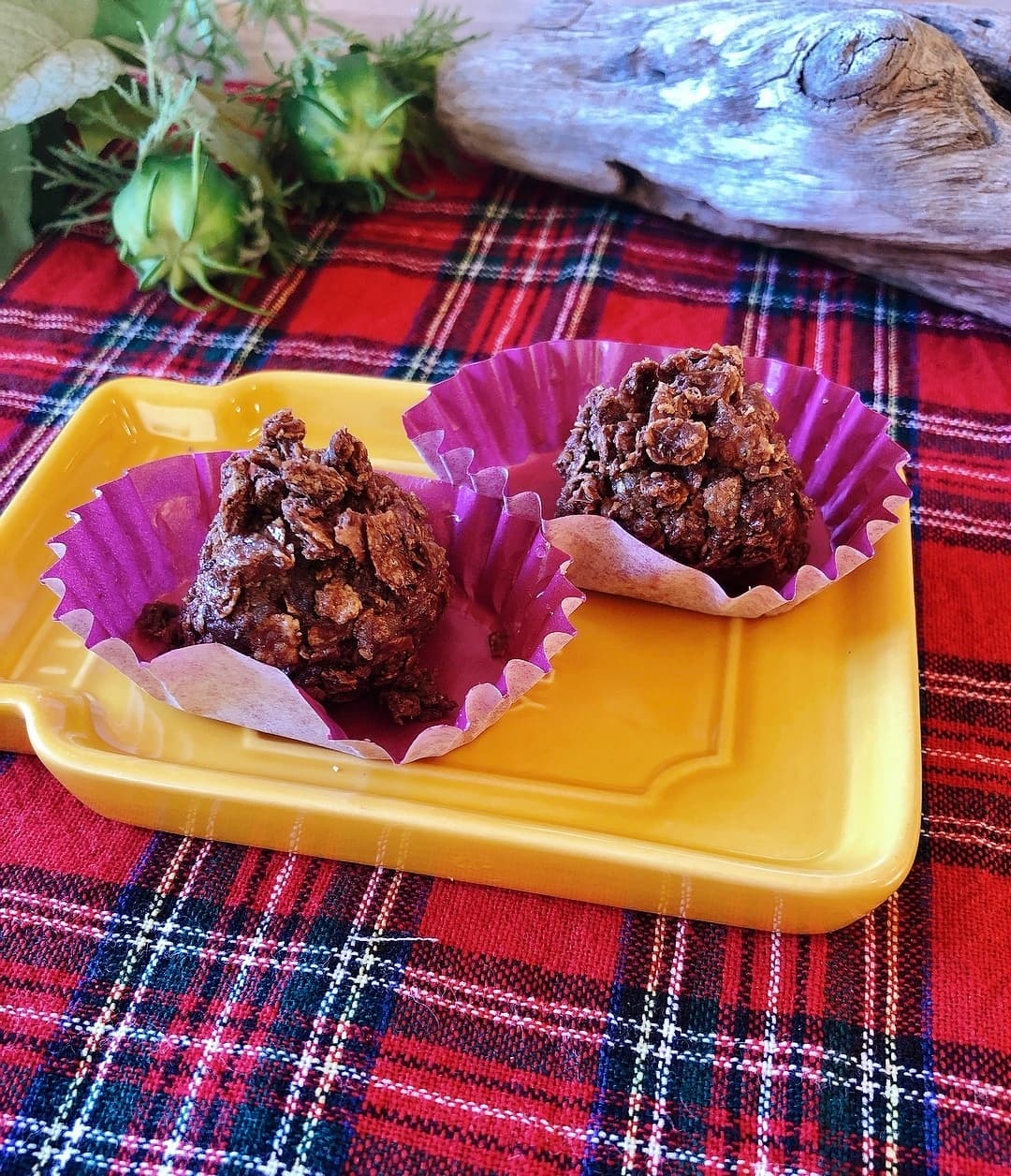 スイートポテトdeチョコクランチの完成写真