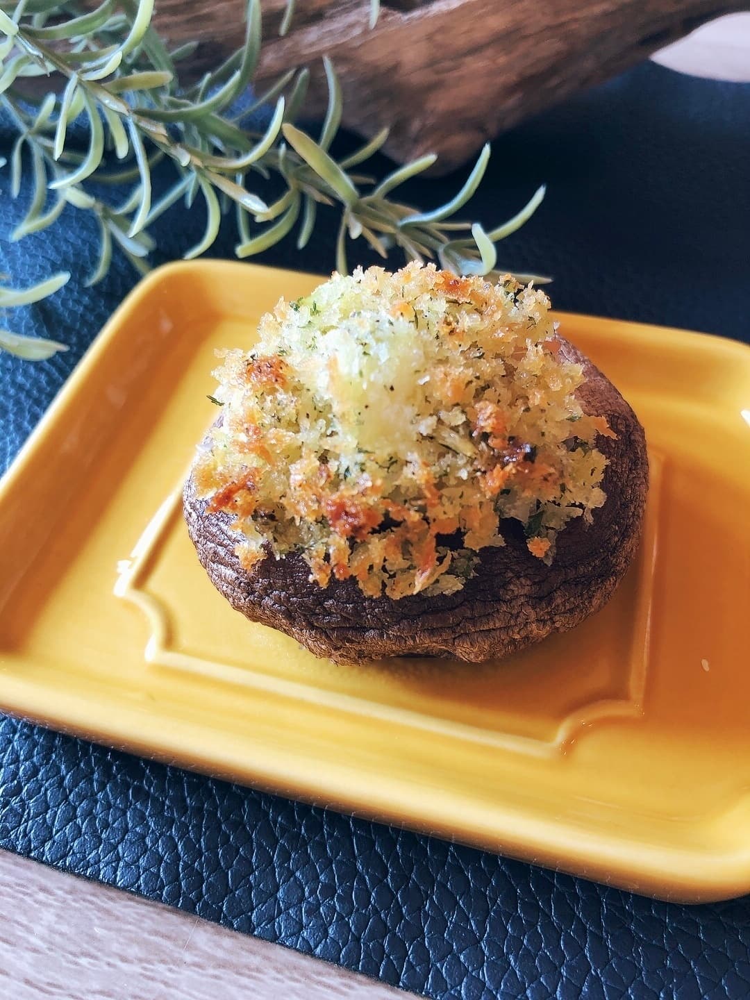椎茸のカニシューマイ焼きの完成写真