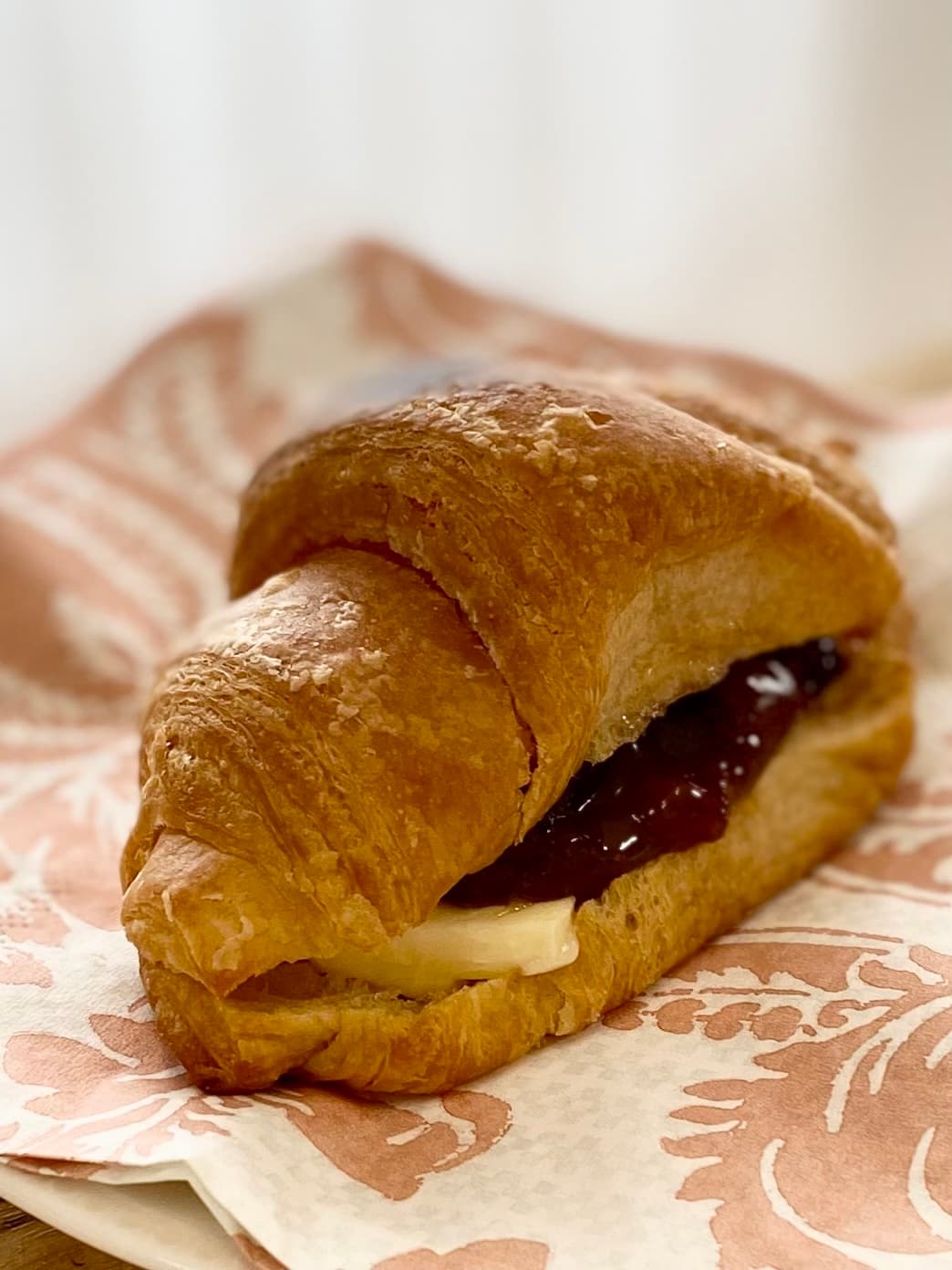 ブランのあんバタークロワッサンの完成写真