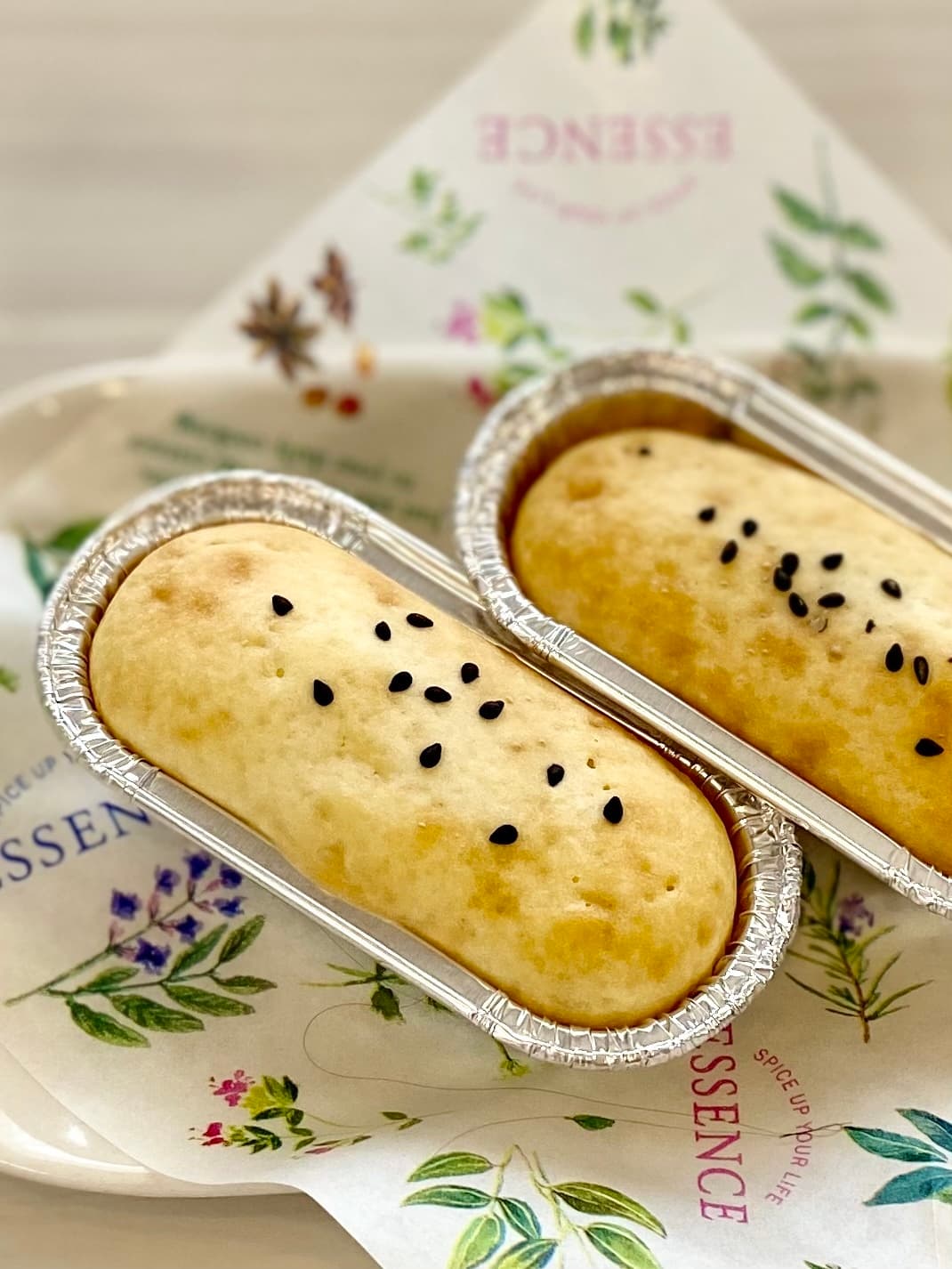 スイートポテトミニケーキの完成写真