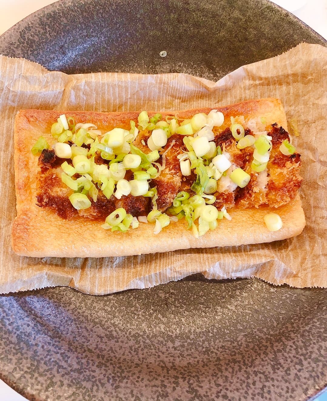 あじフライの油揚げ焼きの完成写真
