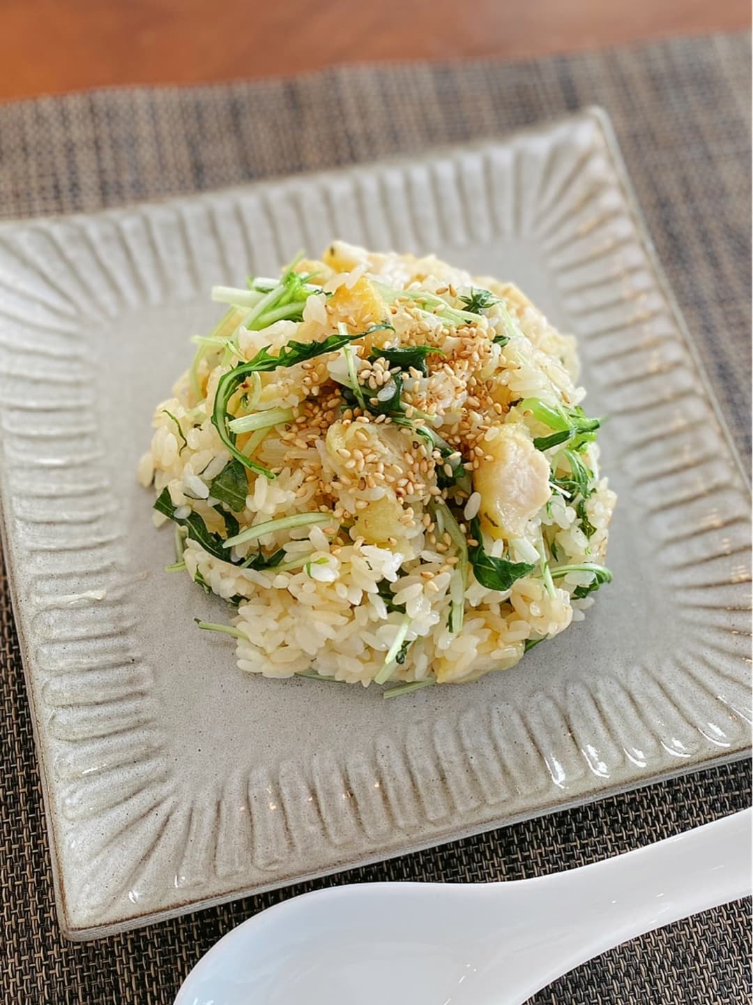 ポン酢のさっぱり炒飯の完成写真