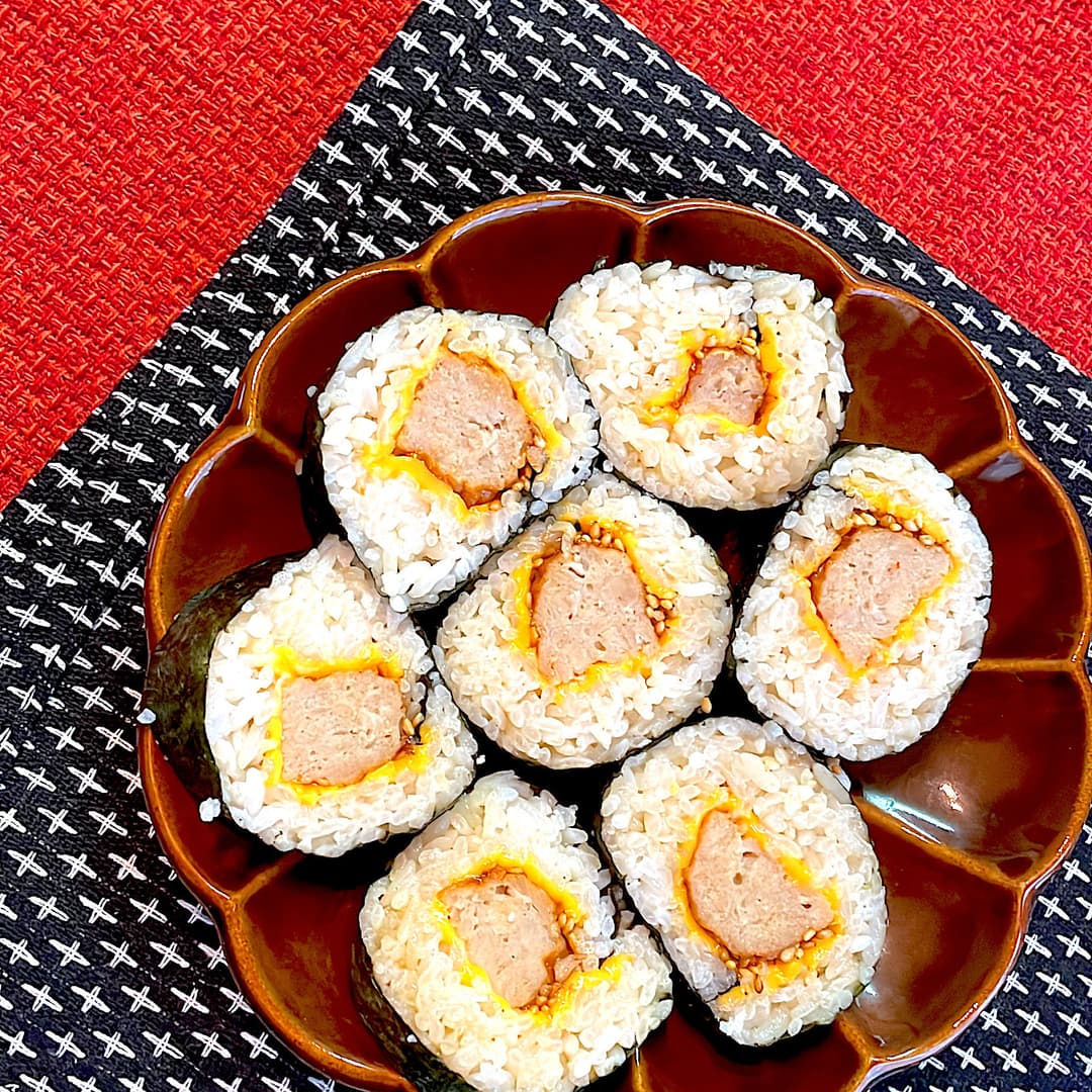 麻辣チキンのキンパ風の完成写真