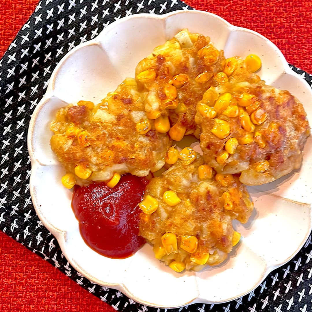 コーンポテト麻辣チキンの完成写真