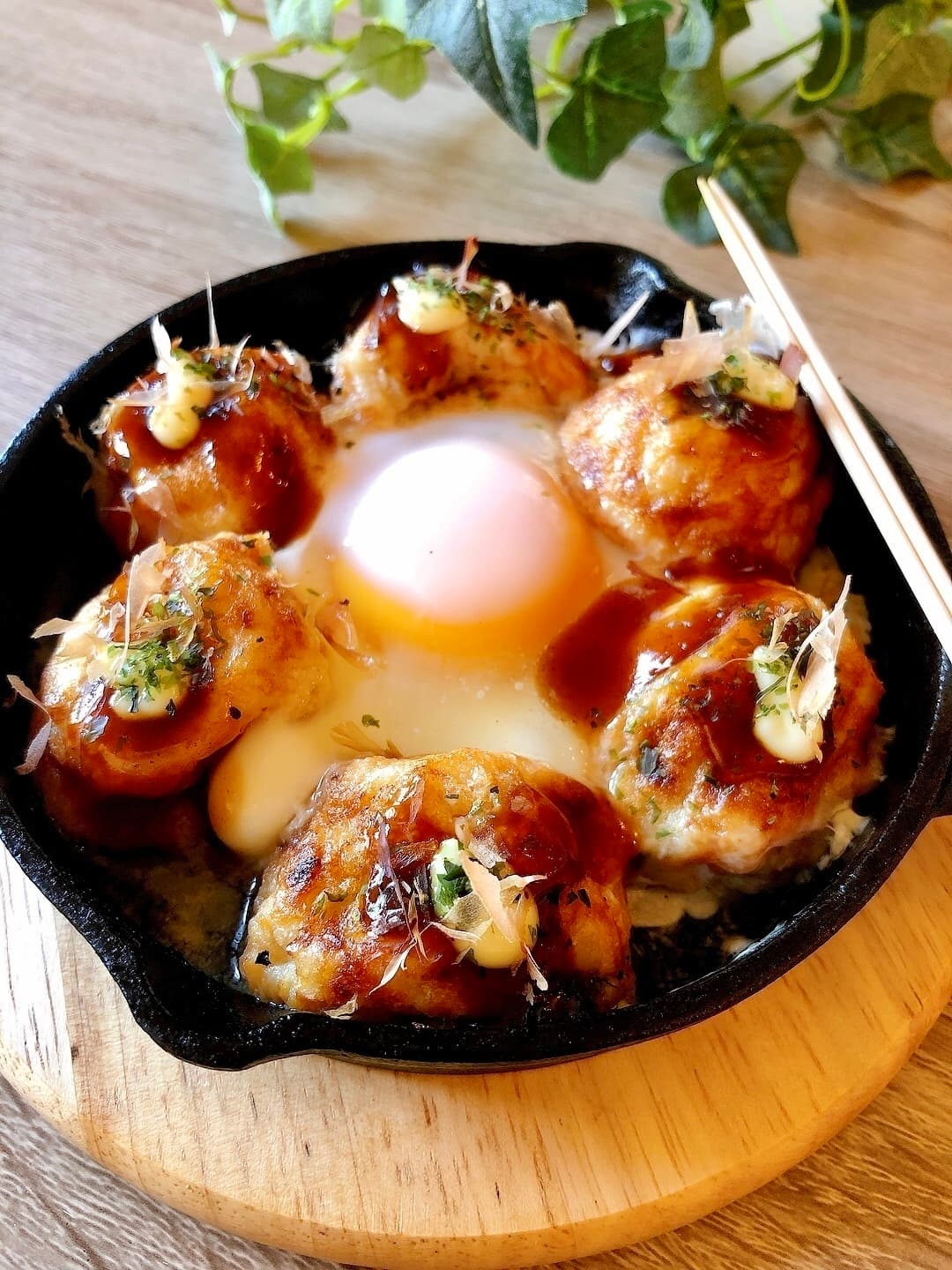 トロッと卵のたこ焼きの完成写真