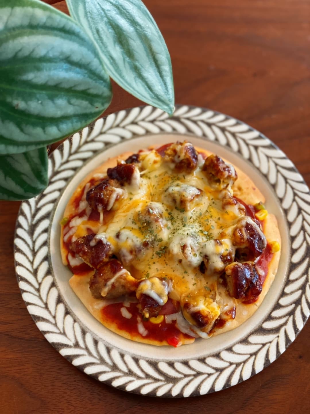 デミたまPizzaの完成写真