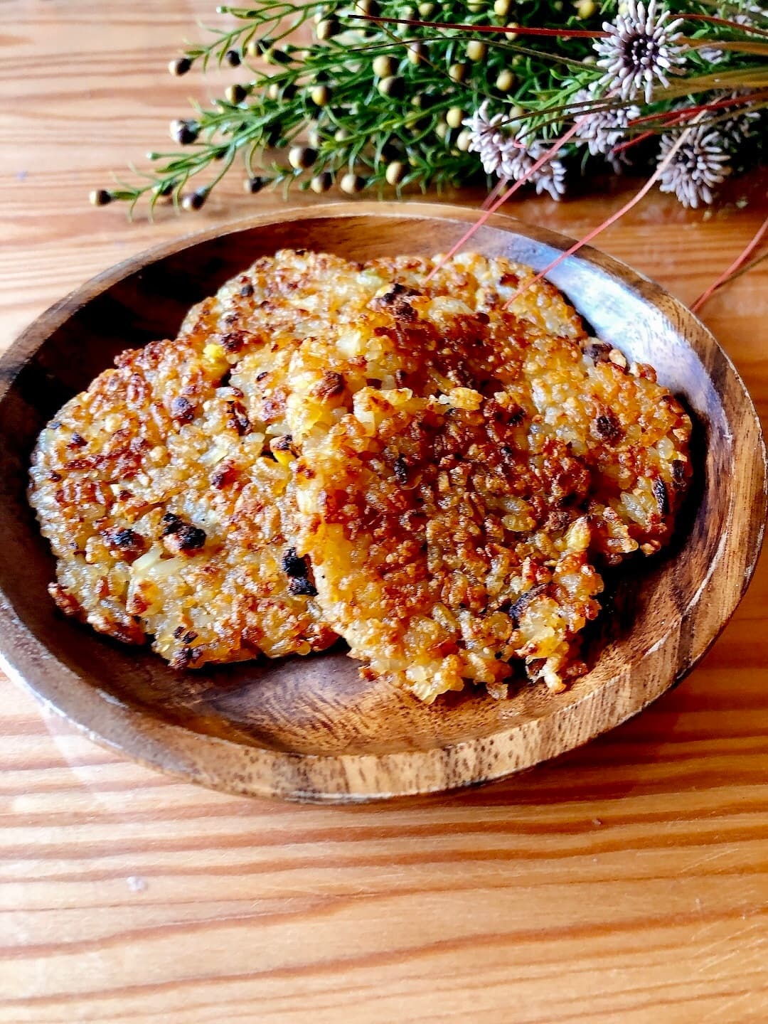 金の炒飯煎餅の完成写真