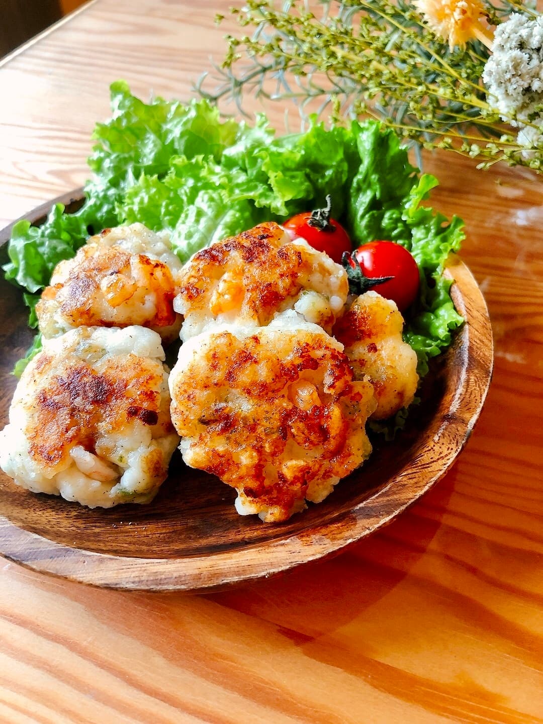 えびシューマイのふわふわ焼きの完成写真