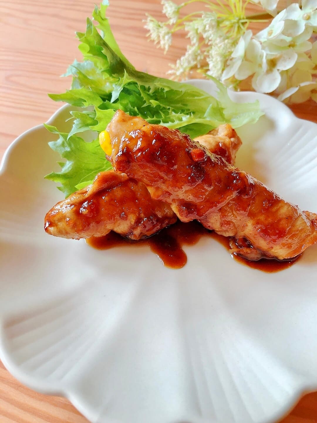 ポテトサラダの肉巻きの完成写真