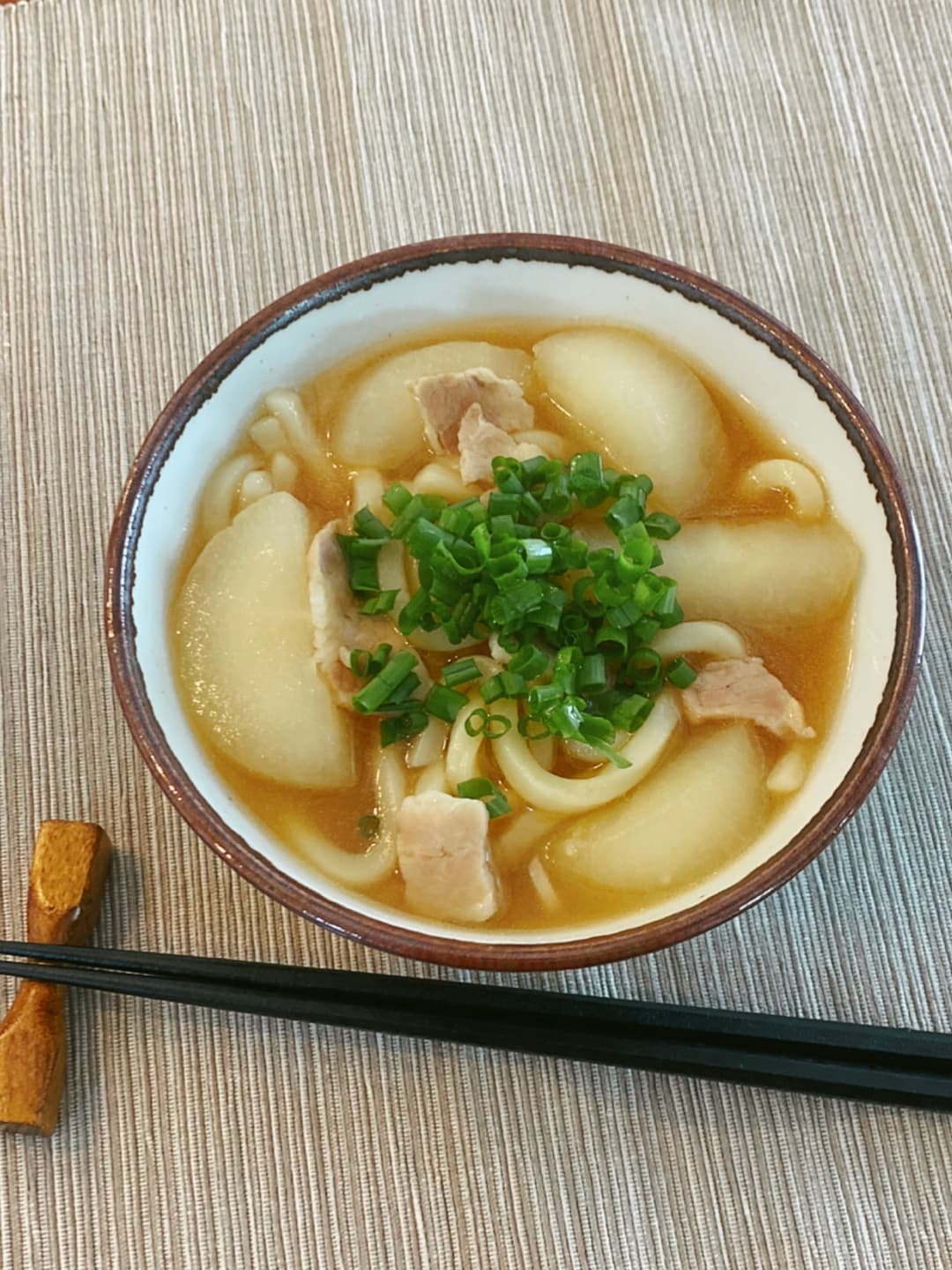 けんちんうどんの完成写真
