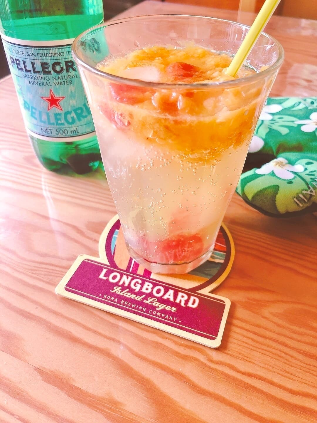 アセロラスパークリングの完成写真