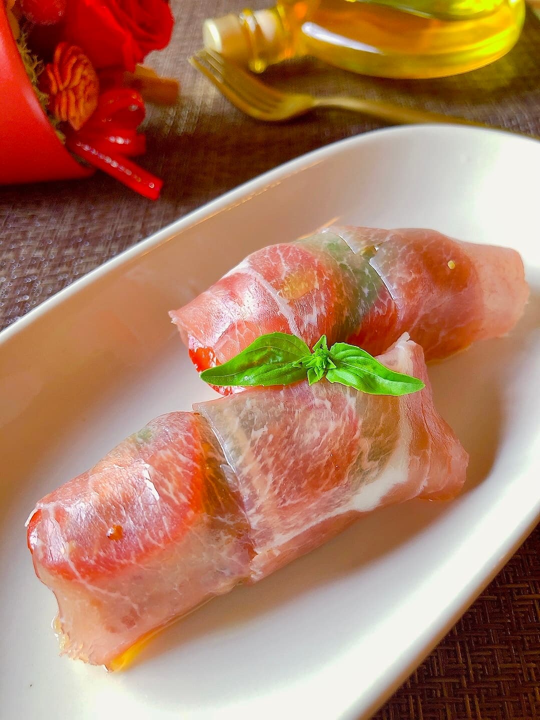 肉巻きのイタリアン生ハム巻きの完成写真